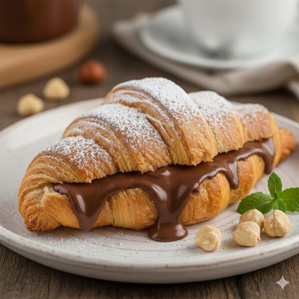 كروسان نوتيلا – Nutella Croissant